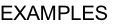 EXAMPLES